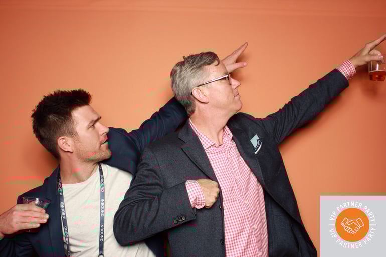 Charles McKay CEO Synx, and Brian Halligan CEO HubSpot
