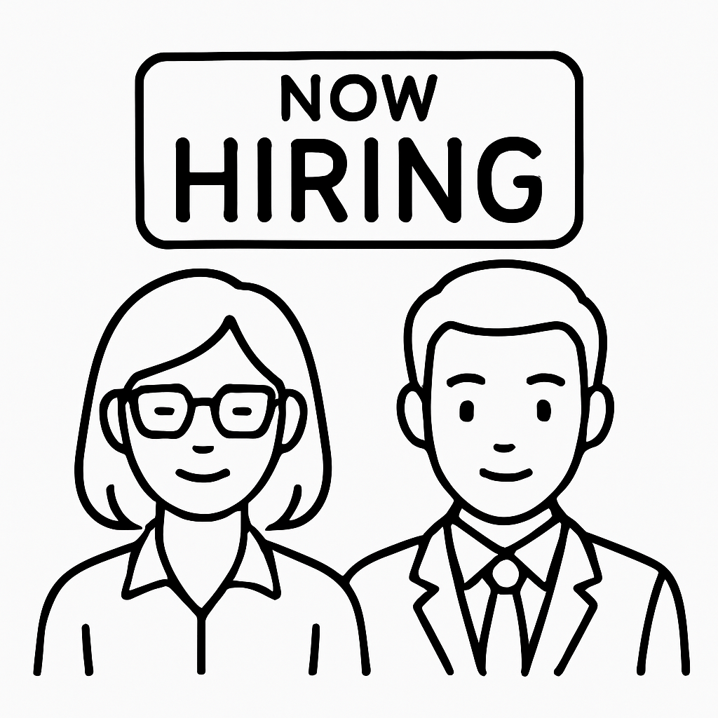 800x800 Avatar image with Hiring filter above Make it a female and male avatar-1